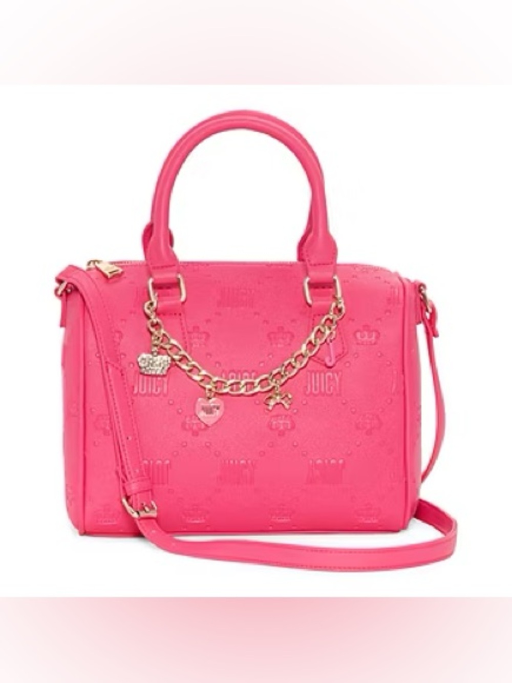 ☀️SALE!☀️NWT Juicy Couture Hot Pink A Little Crush Satchel